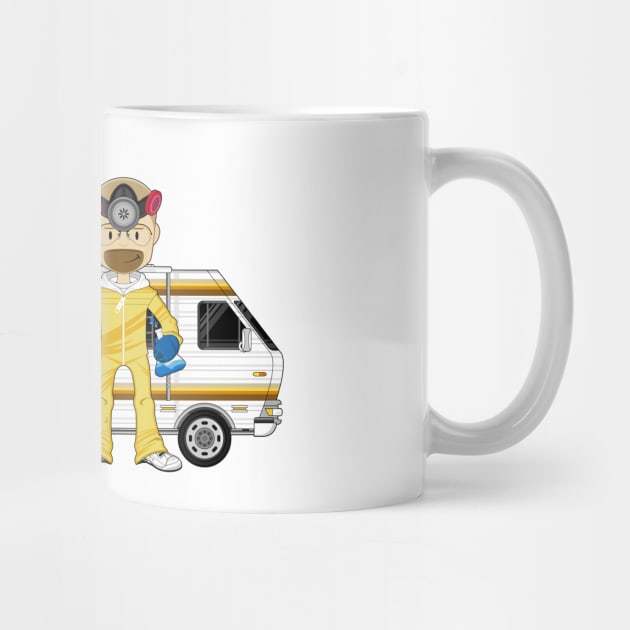 Breaking Bad Walter White with RV Shirt by markmurphycreative